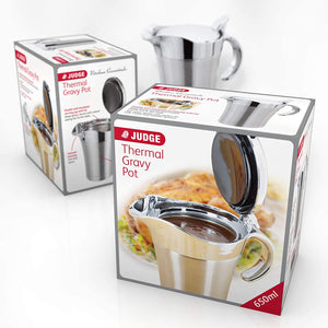 Judge Double Walled Thermal Gravy Pot - 450ml Hot & Cold