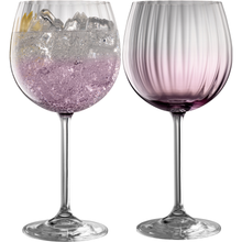 Load image into Gallery viewer, Galway Crystal Set of 4 Amethyst Erne Gin and Tonic Glasses
