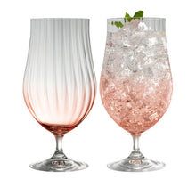 Load image into Gallery viewer, Galway Crystal Set of 4 Blush Erne Beer/Cocktail Glasses
