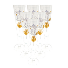 Load image into Gallery viewer, Ritzenhoff Champus Set of 6 Champagne Flute 205ml Veronique Jacquart
