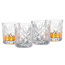 Load image into Gallery viewer, Set of 4 Traditionally cut glasses
