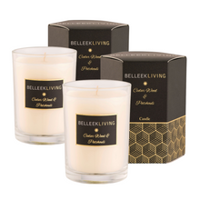 Load image into Gallery viewer, Belleek Living Bundle of 2 Cedarwood and Patchouli Candles
