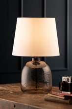 Load image into Gallery viewer, Galway Crystal Boho Glass Table Lamp and White Shade
