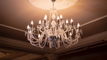 Load image into Gallery viewer, Galway Crystal Leenane Chandelier 15 Arm
