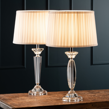 Load image into Gallery viewer, Galway Crystal Lyon Large Lamp and Shade UK Plug
