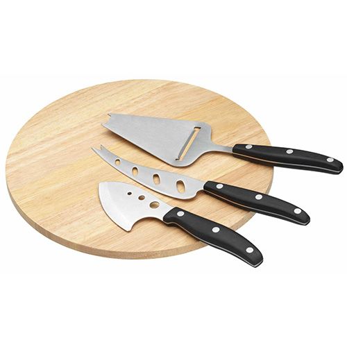 Kitchen Craft Cheese Set With Board and 3 Servers