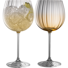 Load image into Gallery viewer, Galway Crystal Set of 4 Amber Erne Gin and Tonic Glasses
