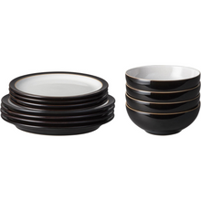 Load image into Gallery viewer, Denby Elements Black 12 Piece Tableware Set

