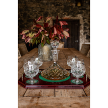 Load image into Gallery viewer, Galway Crystal Longford Brandy Decanter With 6 Glasses
