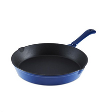 Load image into Gallery viewer, Tower Cast Iron Frying Pan Non-Stick Blue - 26cm
