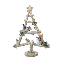 Load image into Gallery viewer, Wooden Christmas Tree with Birds 39.5cm Code 466
