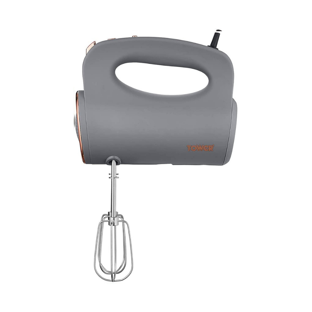 Tower Cavaletto Hand Mixer - Grey and Rose Gold