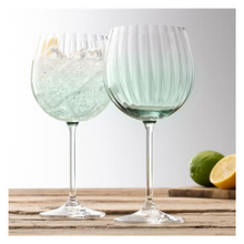 Load image into Gallery viewer, Galway Crystal Set of 4 Aqua Erne Gin and Tonic Glasses
