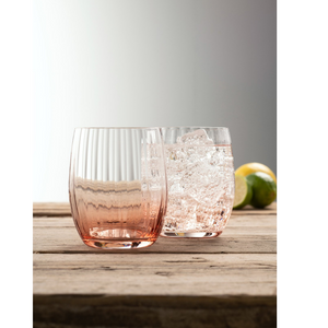 Galway Crystal Erne Tumbler Pair Blush