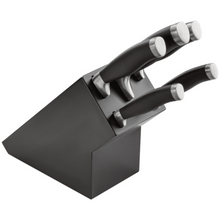 Load image into Gallery viewer, Stellar James Martin 5 Piece Knife Block Set Black
