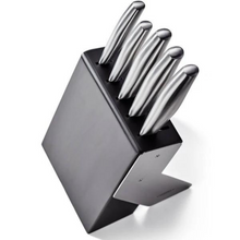 Load image into Gallery viewer, Stellar James Martin Knife Block Stainless Steel
