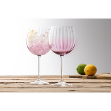 Load image into Gallery viewer, Galway Crystal Set of 4 Amethyst Erne Gin and Tonic Glasses

