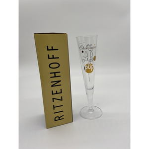 Ritzenhoff Champus Set of 6 Champagne Flute 205ml Veronique Jacquart