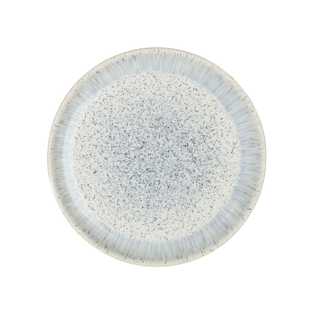 Denby Halo Speckle Coupe Dinner Plate Set of 4