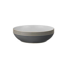 Load image into Gallery viewer, Denby Elements Fossil Grey Pasta Bowl Set of 4
