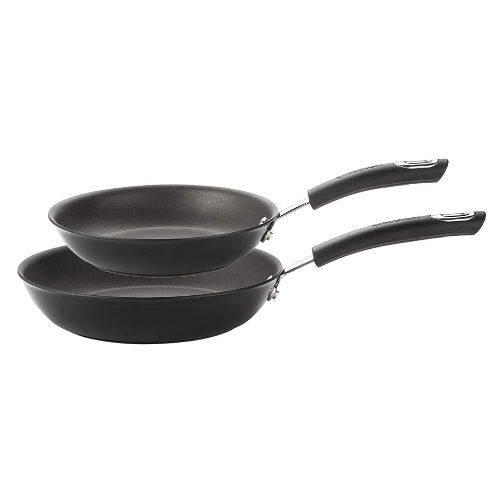 Circulon Total Hard Anodised Twin Pack Frying Pans 22cm/25cm Non Stick