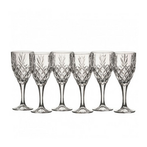 Galway Crystal Renmore Set of 6 Wine Glasses