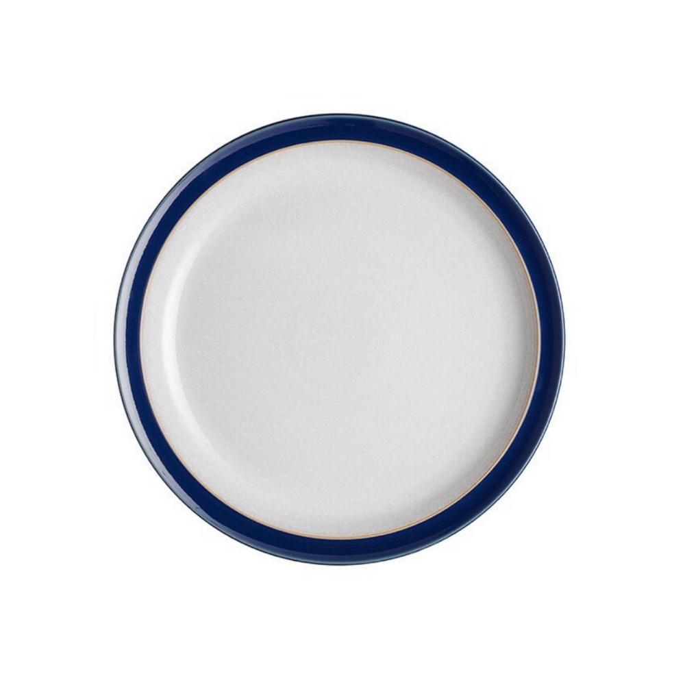 Denby Elements Dark Blue Dinner Plates Set of 4