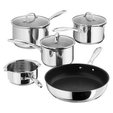 Load image into Gallery viewer, Stellar 7000 5 Piece Draining Saucepan Set With Frying Pan
