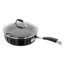 Load image into Gallery viewer, Stellar Forged 24cm Saute Pan Non Stick Black
