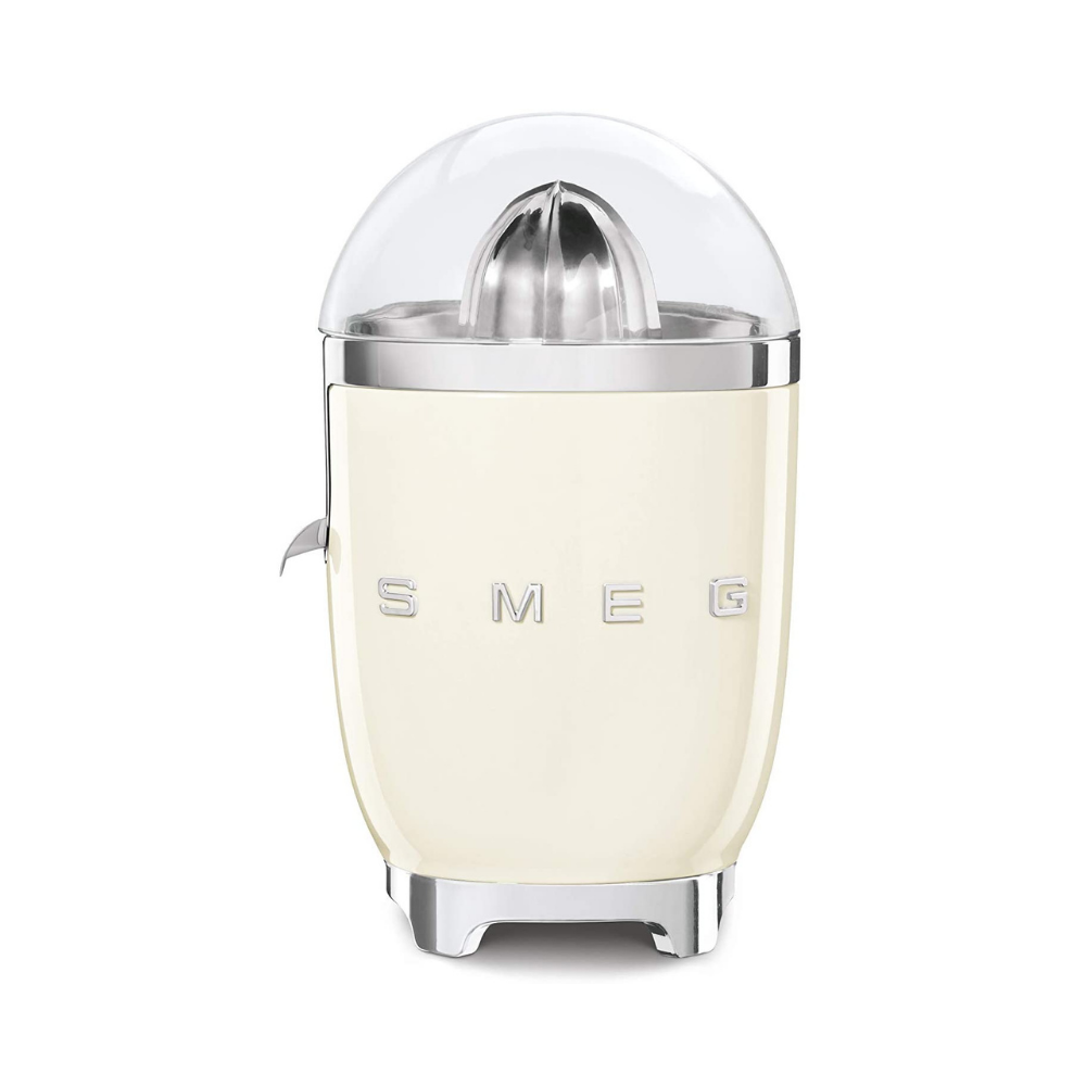 Smeg Citrus Juicer with Juicing Bowl and Lid Cream