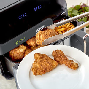 Tower Vortx Eco Duo Basket Digital 5.2L + 3.3L Air Fryer - Grey