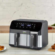 Load image into Gallery viewer, Tower Vortx Eco Duo Basket Digital 5.2L + 3.3L Air Fryer - Grey
