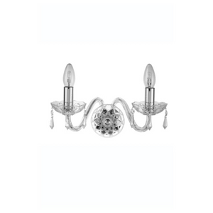 Galway Crystal Cashel Wall Sconce 2 Arm