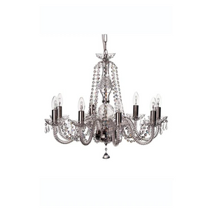 Galway Crystal Leenane Chandelier 8 Arm