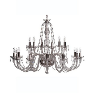 Galway Crystal Leenane Chandelier 18 Arm