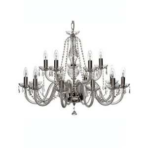 Galway Crystal Leenane Chandelier 15 Arm