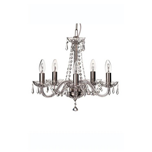 Galway Crystal Leenane Chandelier 5 Arm