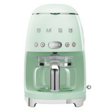 Load image into Gallery viewer, Smeg Retro Drip Filter Coffee Machine Green

