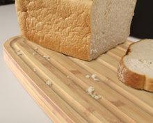 Load image into Gallery viewer, Joseph Joseph Bread Bin with Bamboo Chopping Board Lid White 81097

