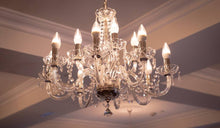 Load image into Gallery viewer, Galway Crystal Cashel Chandelier 12 Arm
