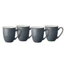 Load image into Gallery viewer, Denby Elements Fossil Grey Coffee Mug Set of 4
