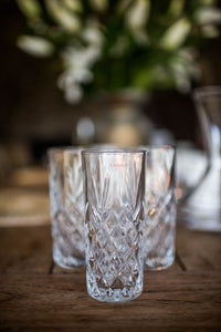 Galway Crystal Renmore HiBall Glasses Set of 4