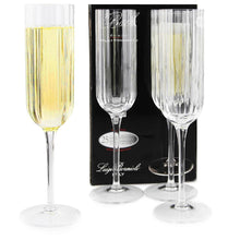 Load image into Gallery viewer, Luigi Bormioli Bach Champagne Flute Glasses Set of 4
