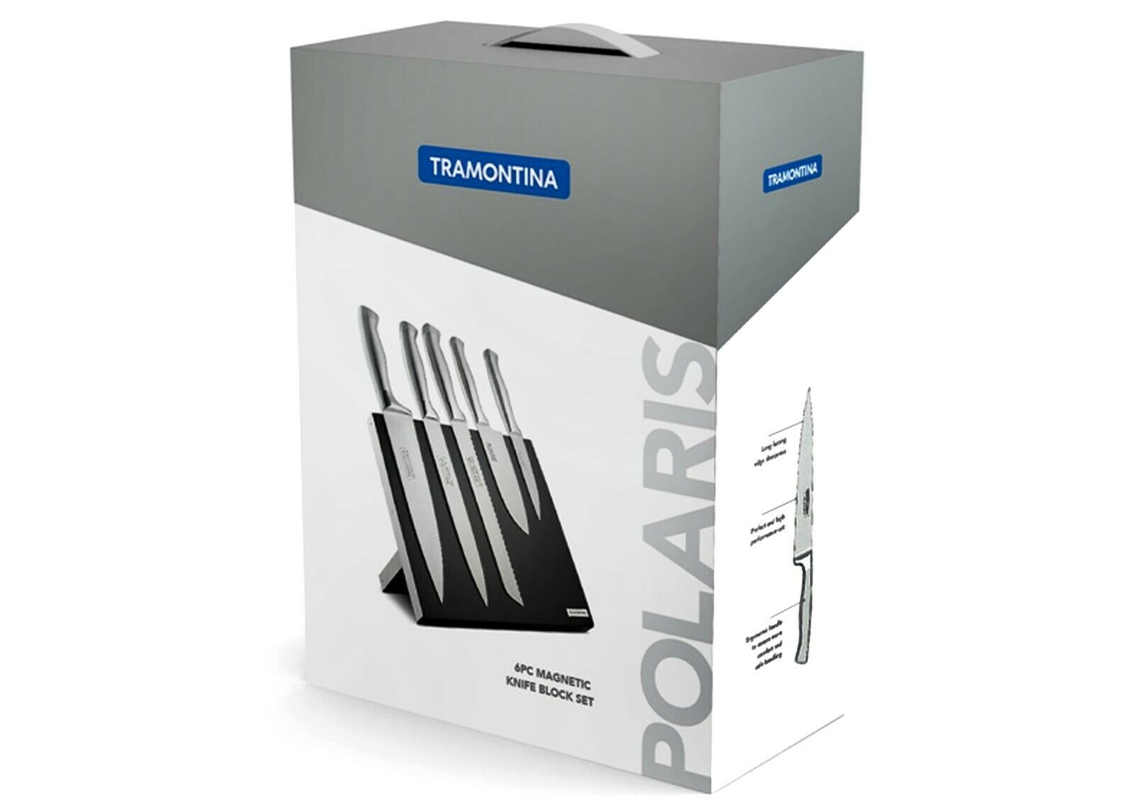 Tramontina - 6PC Polaris Magnetic Block Knives – Tramontina Australia