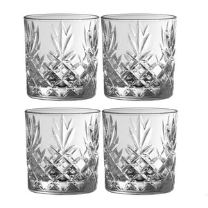 Galway Crystal Renmore DOF Set of 4 Glasses Gift Boxed