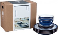 Load image into Gallery viewer, Denby Imperial Blue 12 Piece Tableware Set
