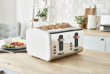Load image into Gallery viewer, Swan Nordic 4 Slice Toaster - Cotton White
